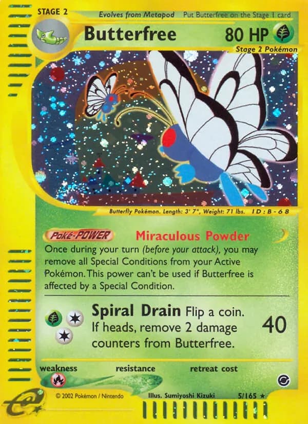 Butterfree — изображение карты