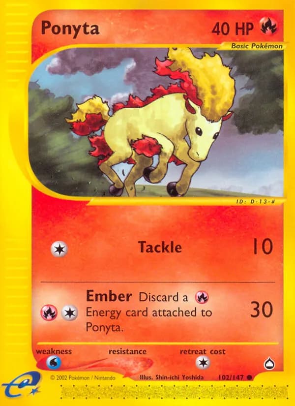 Ponyta — изображение карты