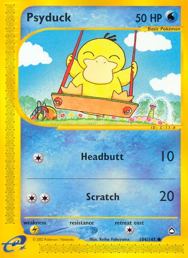 Psyduck — изображение карты