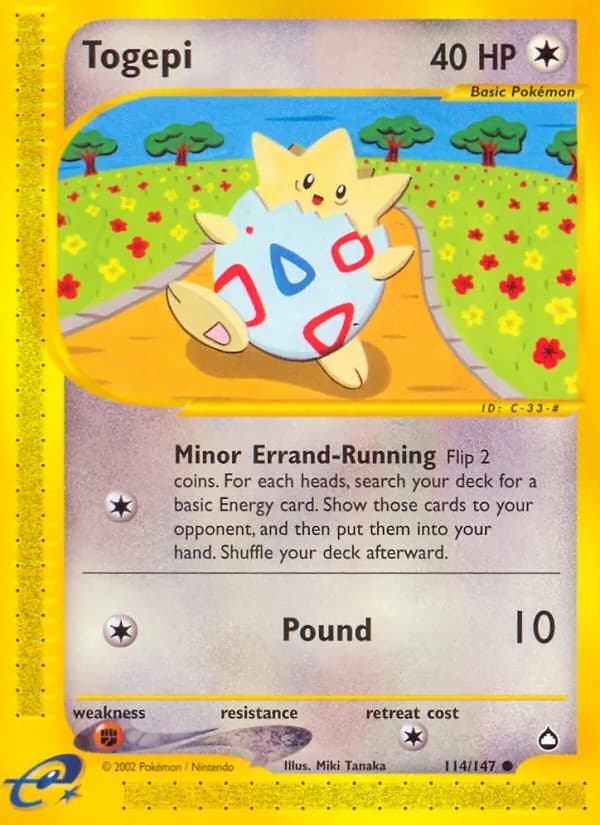 Togepi — изображение карты