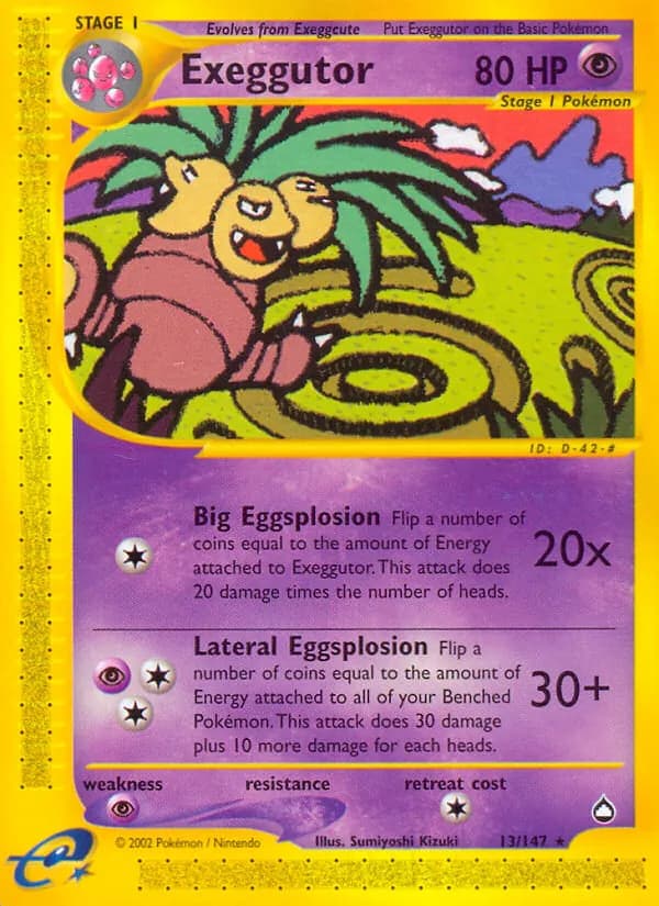 Exeggutor — изображение карты