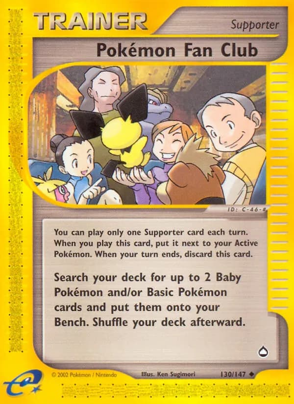 Pokémon Fan Club — изображение карты