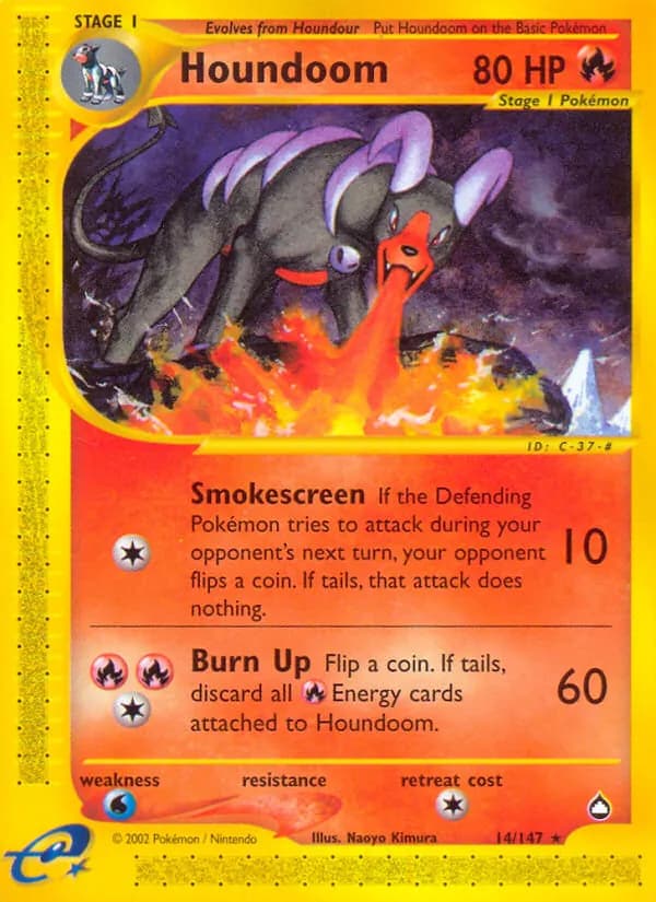 Houndoom — изображение карты