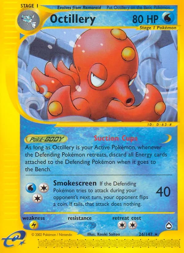 Octillery — изображение карты