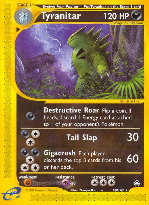 Tyranitar — изображение карты