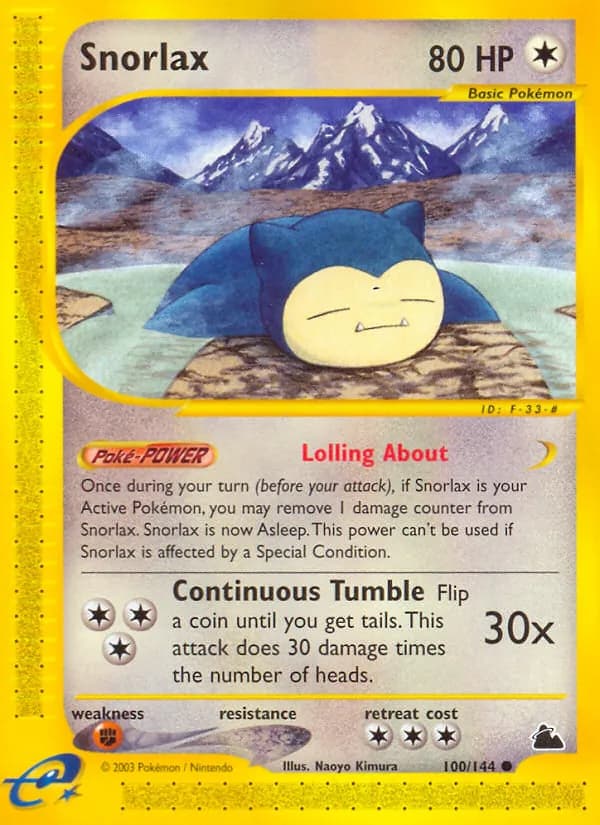 Snorlax — изображение карты