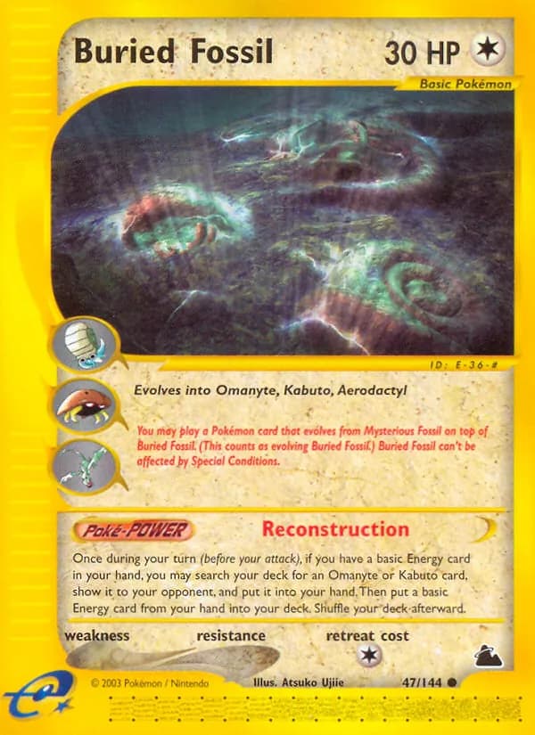 Buried Fossil — изображение карты