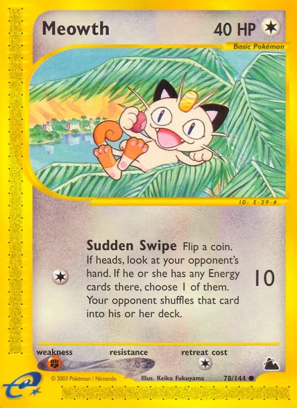 Meowth — изображение карты