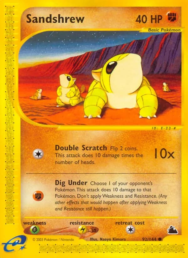 Sandshrew — изображение карты