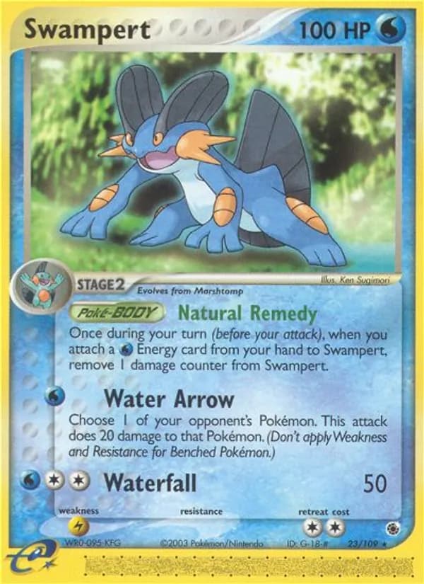 Swampert — изображение карты