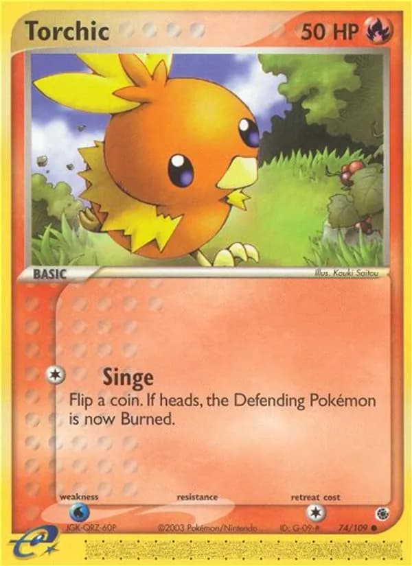 Torchic — изображение карты