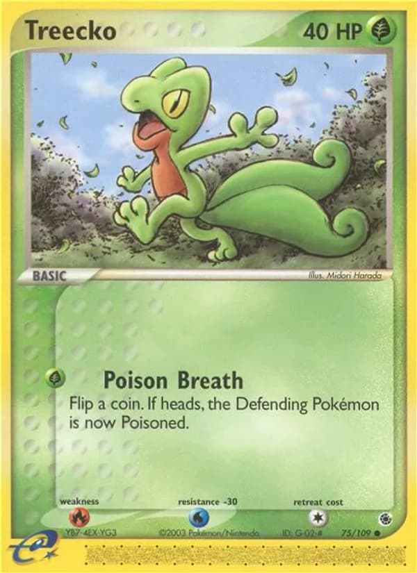 Treecko — изображение карты