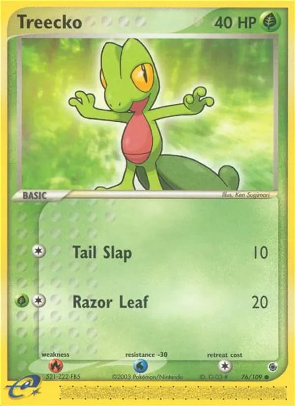 Treecko — изображение карты