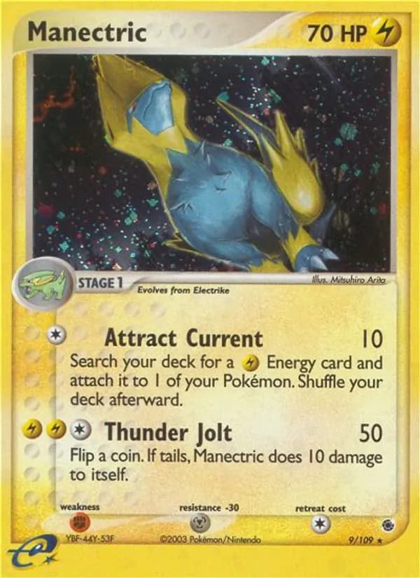 Manectric — изображение карты