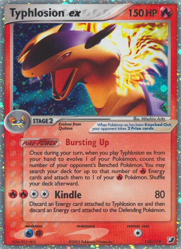 Typhlosion ex — изображение карты