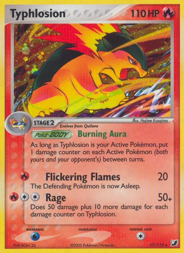 Typhlosion — изображение карты