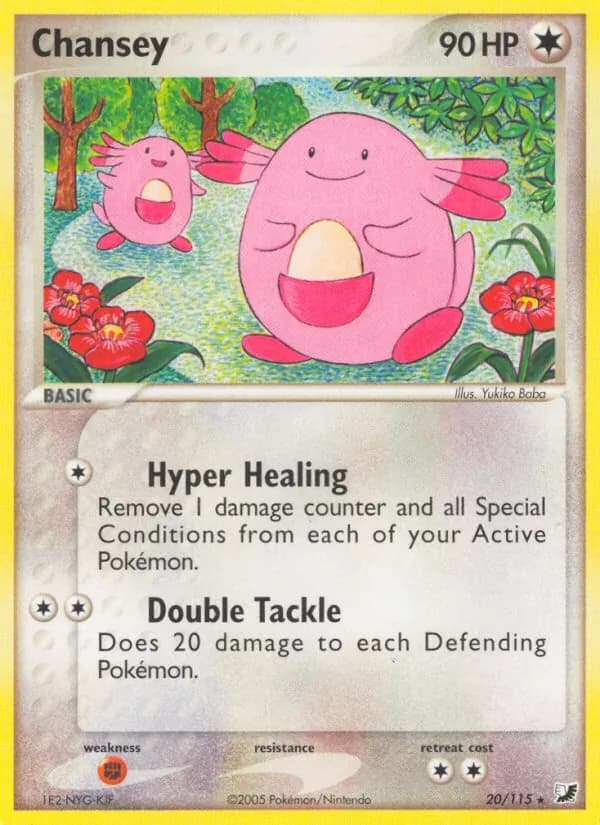 Chansey — изображение карты
