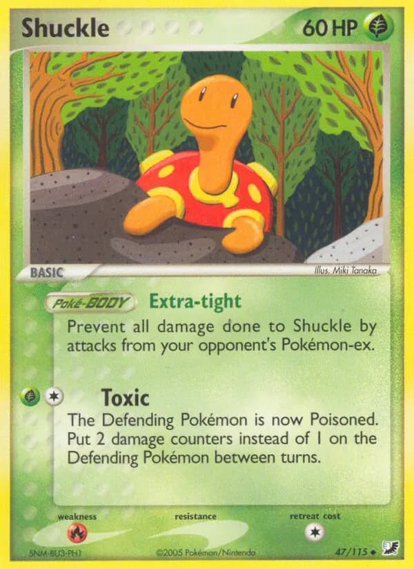 Shuckle — изображение карты