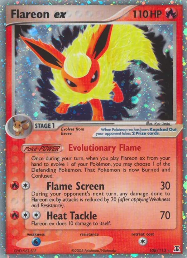 Flareon ex — изображение карты