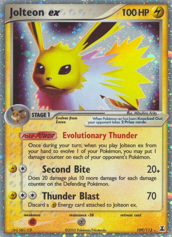 Jolteon ex — изображение карты