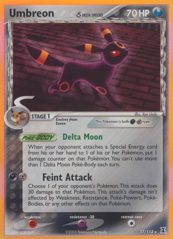 Umbreon δ — изображение карты