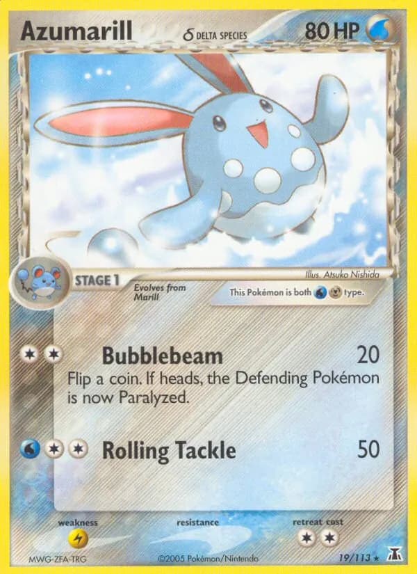 Azumarill δ — изображение карты