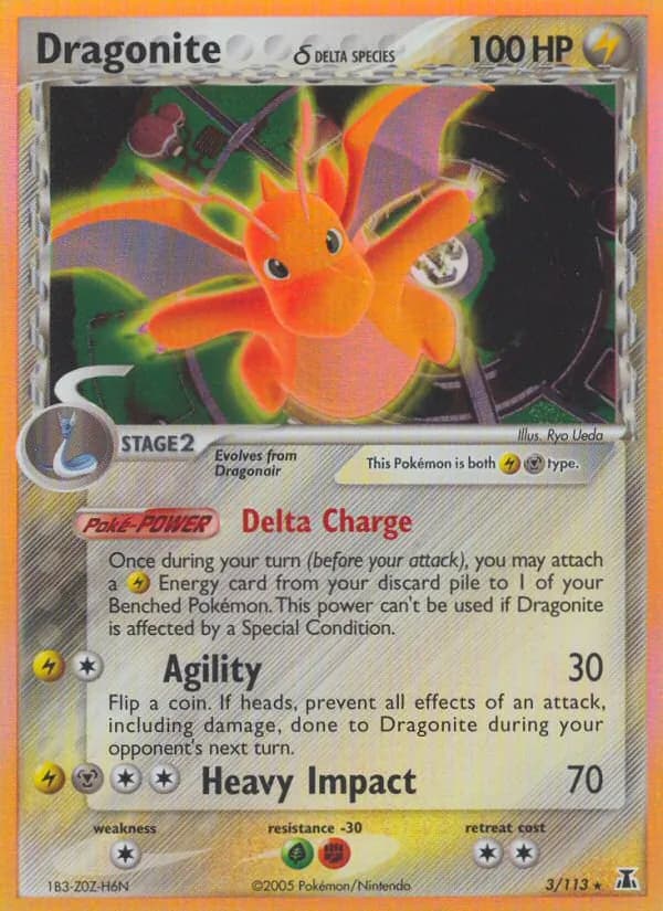 Dragonite δ — изображение карты