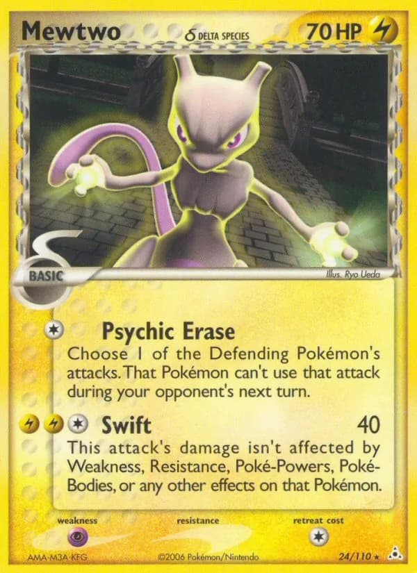 Mewtwo δ — изображение карты