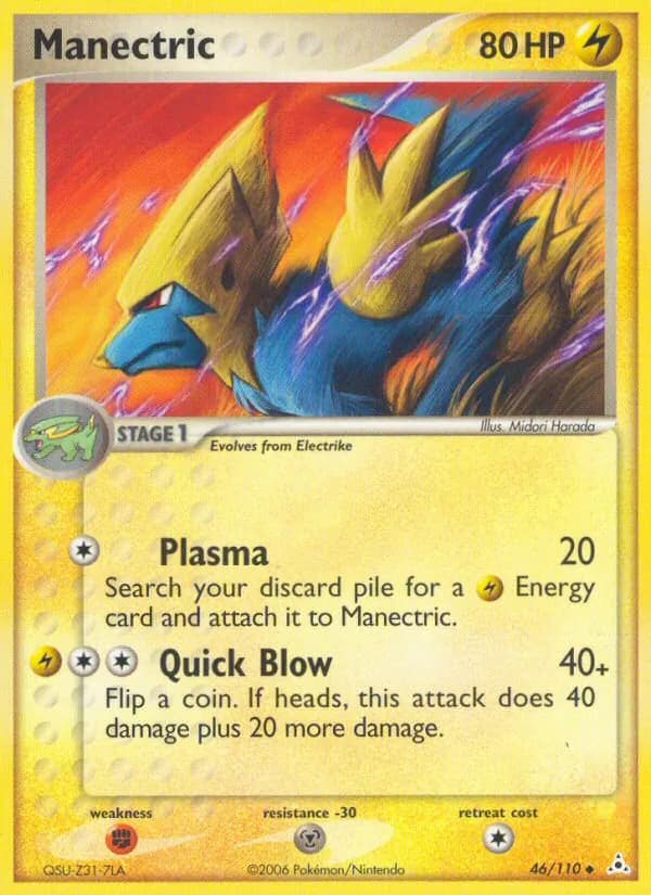 Manectric — изображение карты