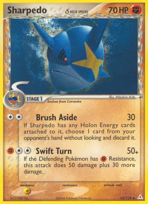 Sharpedo δ — изображение карты