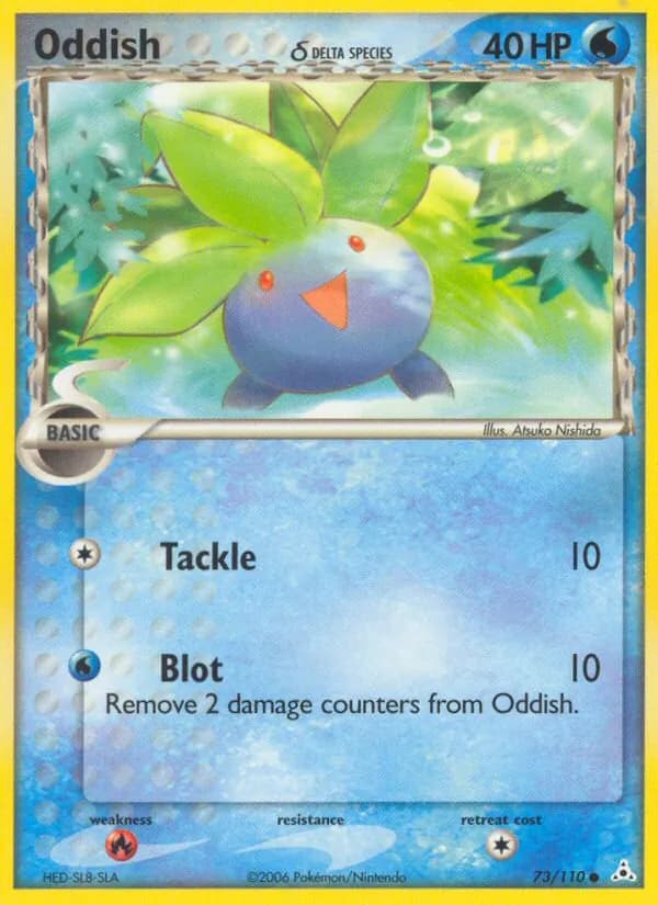 Oddish δ — изображение карты