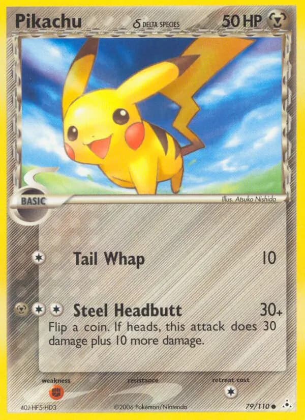 Pikachu δ — изображение карты