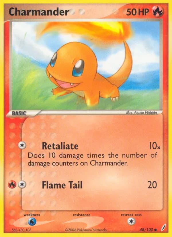 Charmander — изображение карты