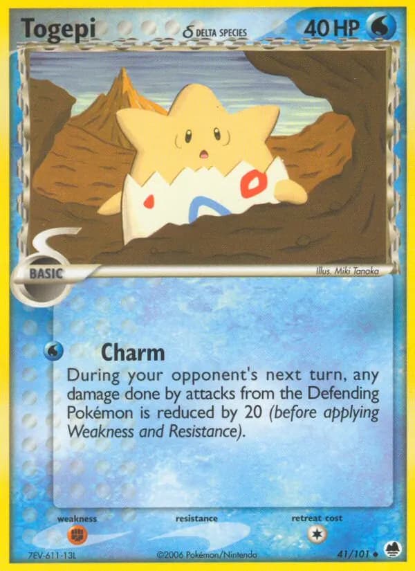 Togepi δ — изображение карты