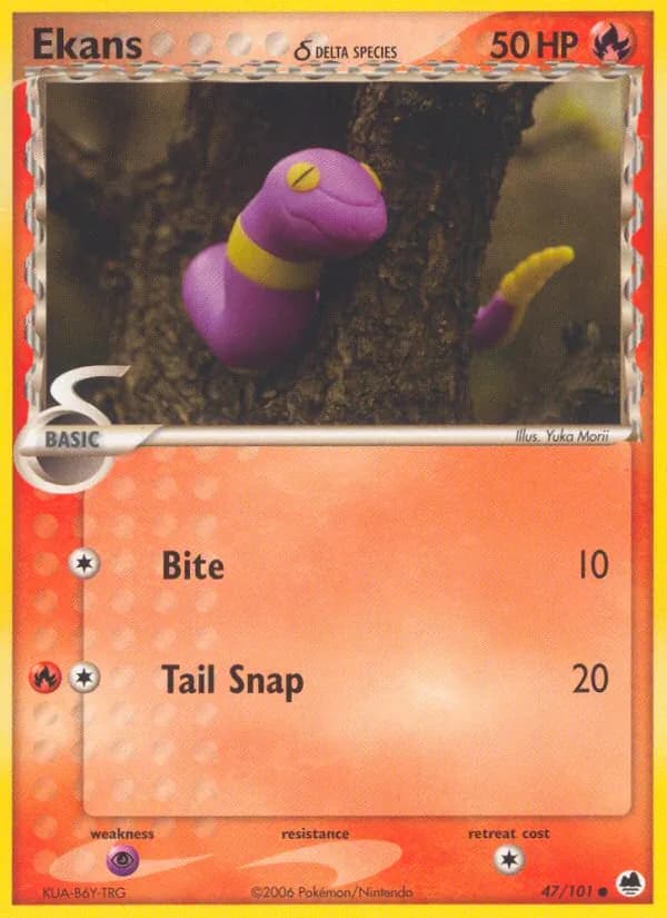 Ekans δ — изображение карты