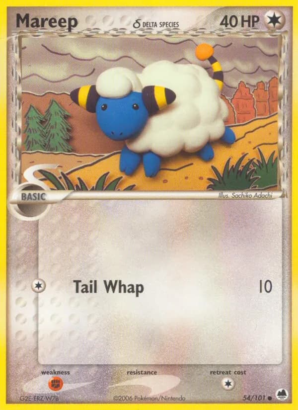 Mareep δ — изображение карты