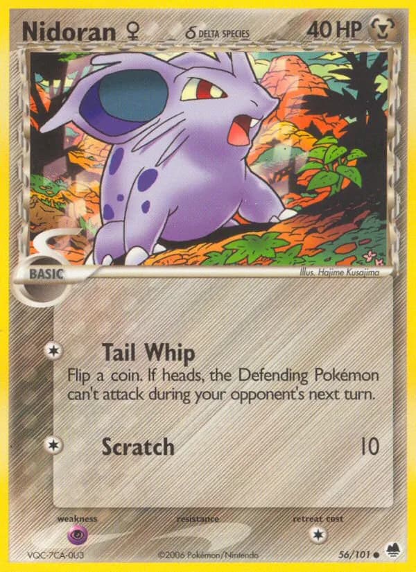 Nidoran♀ δ — изображение карты