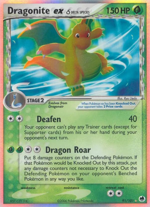Dragonite ex δ — изображение карты