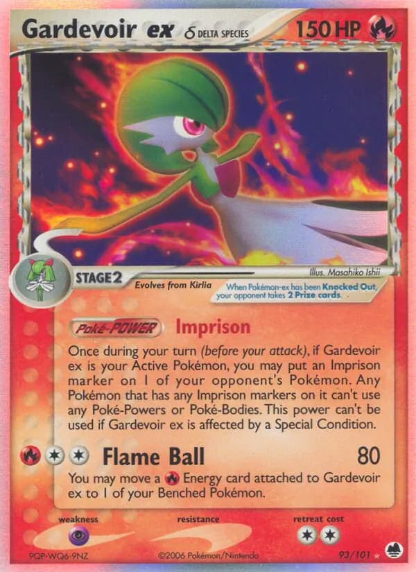 Gardevoir ex δ — изображение карты