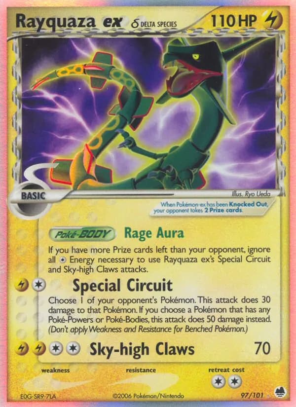 Rayquaza ex δ — изображение карты