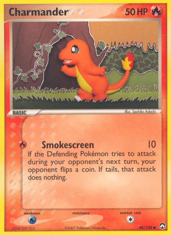 Charmander — изображение карты
