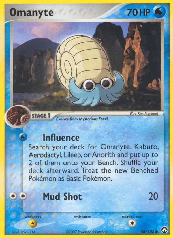 Omanyte — изображение карты
