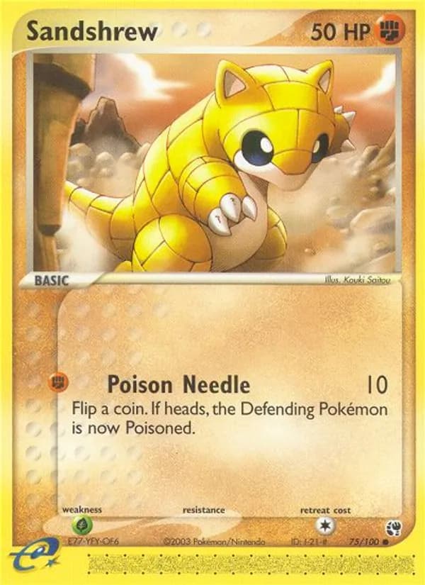 Sandshrew — изображение карты