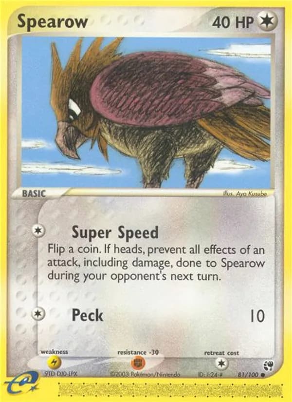 Spearow — изображение карты