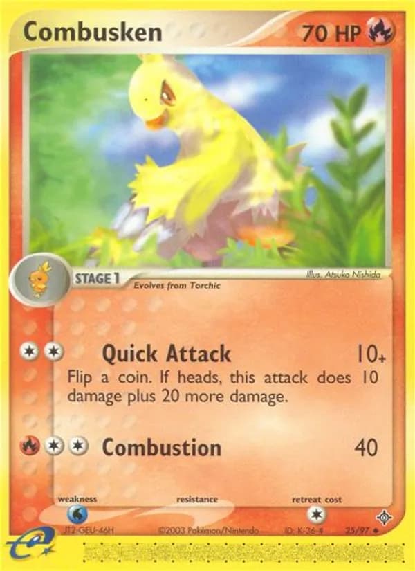 Combusken — изображение карты