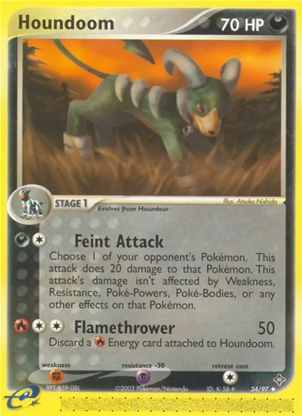 Houndoom — изображение карты