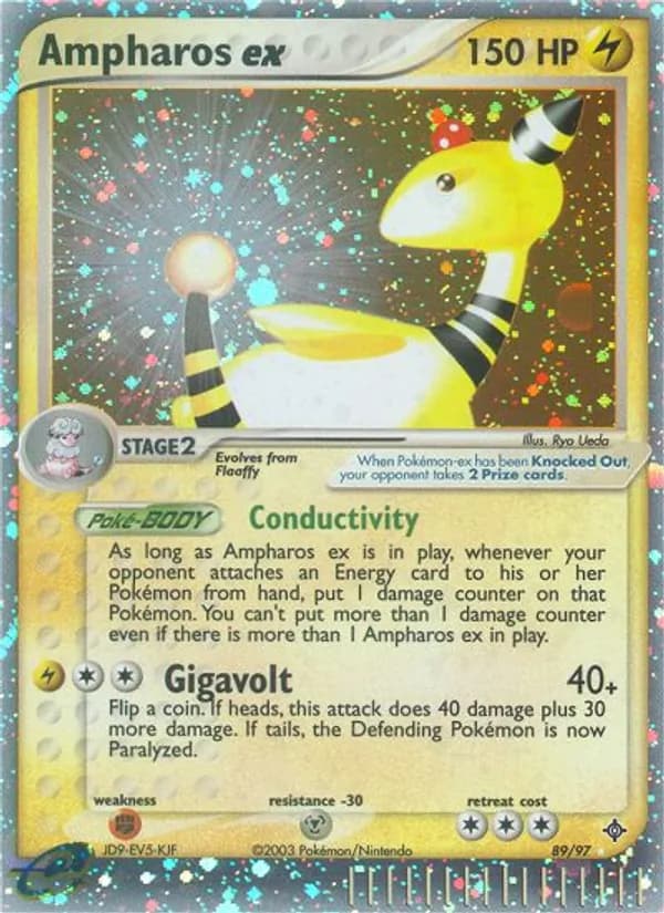 Ampharos ex — изображение карты