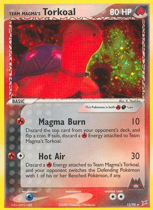 Team Magma's Torkoal — изображение карты