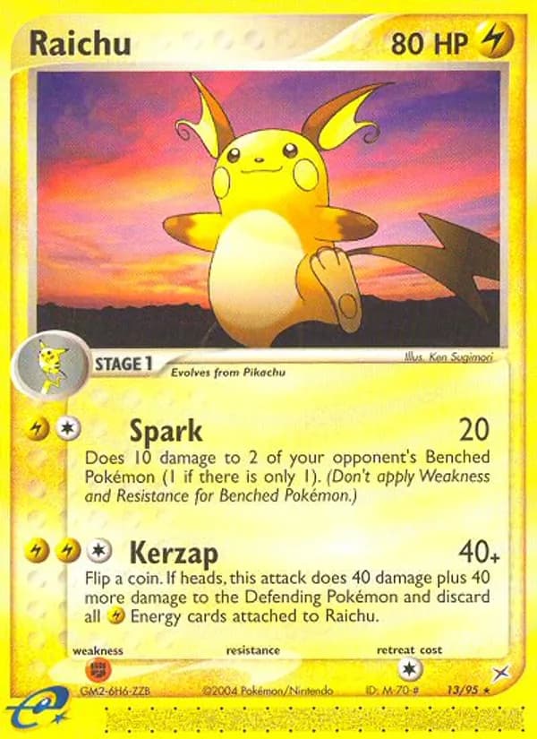 Raichu — изображение карты