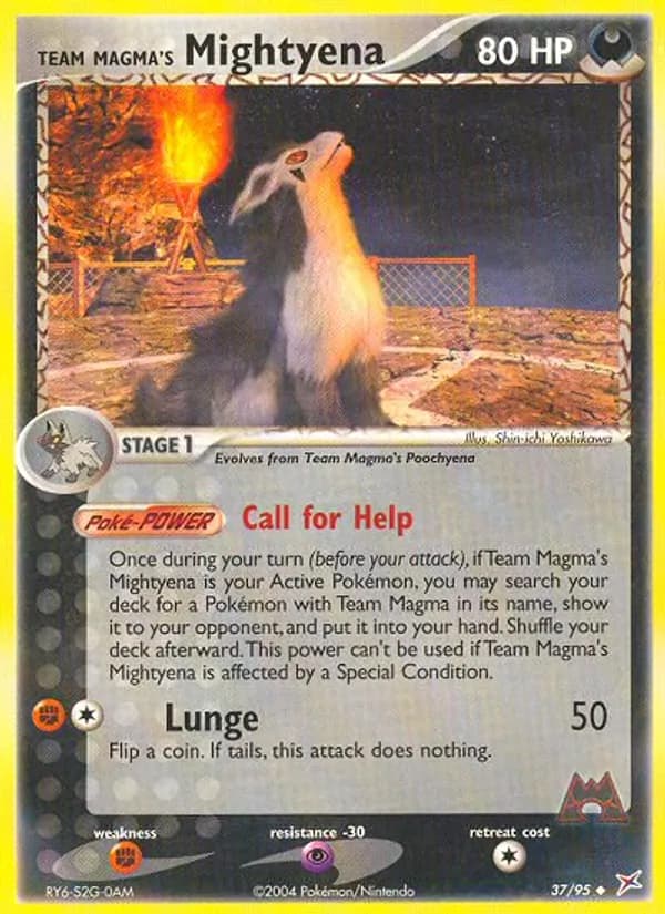 Team Magma's Mightyena — изображение карты